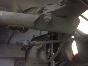 Broken swaybar