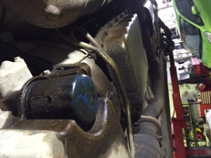 Faulty oil filter