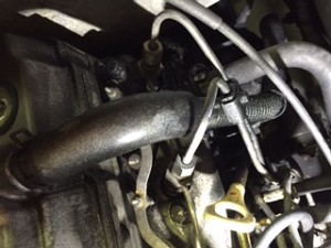 Faulty rocker cover gasket